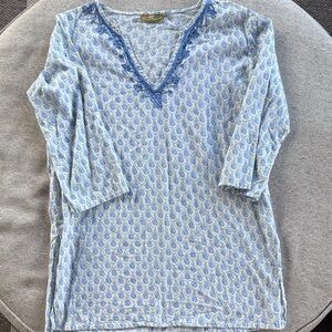 Rock flower paper tunic
